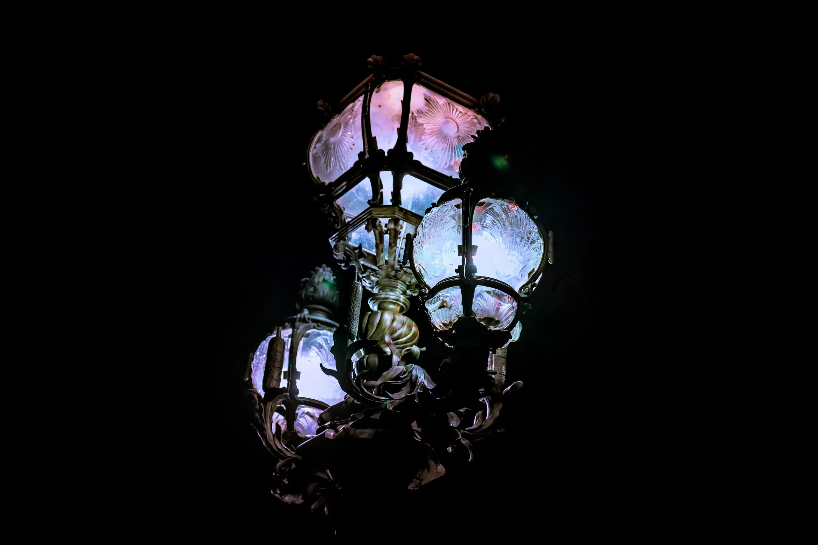 Lanterne — photographie personnelle, lumière nocturne